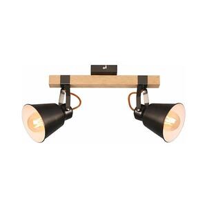 Bodové svítidlo RETRO 2xE27/40W/230V hnědá 2406-024 obraz