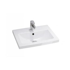 Cersanit K32-002-BOX - Umyvadlo na desku/závěsné COMO 40x50 cm keramika/blá K32-002-BOX obraz