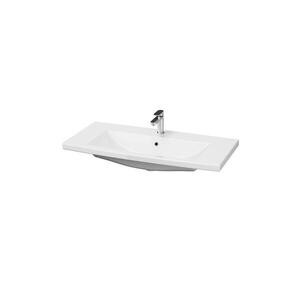 Cersanit K32-016-EX1 - Umyvadlo na desku/závěsné COMO 45x100 cm keramika/bílá K32-016-EX1 obraz