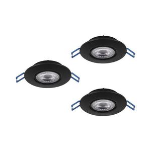 Eglo 300188 - SADA 3xLED Podhledové svítidlo GEDREZ LED/4, 9W/230V pr. 9 cm černá 300188 obraz