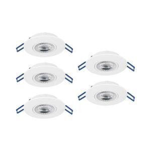 Eglo 300185 - SADA 5xLED Podhledové svítidlo GEDREZ LED/4, 9W/230V pr. 9 cm bílá 300185 obraz