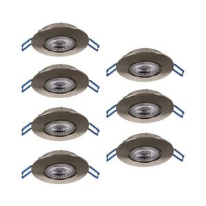 Eglo 300195 - SADA 7xLED Podhledové svítidlo GEDREZ LED/4, 9W/230V pr. 9 cm chrom 300195 obraz