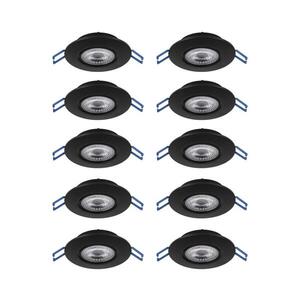 Eglo 300192 - SADA 10xLED Podhledové svítidlo GEDREZ LED/4, 9W/230V pr. 9cm černá 300192 obraz
