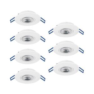 Eglo 300186 - SADA 7xLED Podhledové svítidlo GEDREZ LED/4, 9W/230V pr. 9 cm bílá 300186 obraz