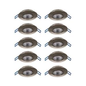 Eglo 300196 - SADA 10xLED Podhledové svítidlo GEDREZ LED/4, 9W/230V pr. 9cm chrom 300196 obraz
