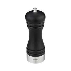 WENKO 55082100-Mlýnek na sůl BLACK OUTDOOR KITCHEN 5x17, 5 cm stříbrná/černá/bílá 55082100 obraz