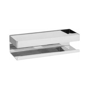 WENKO 25413100-Polička TURBO-LOC GENOVA SHINE 30x10, 5 cm stříbrná 25413100 obraz