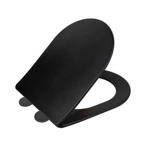 WENKO 26029100 - WC sedátko GALATI 46x36 cm černá 26029100 obraz