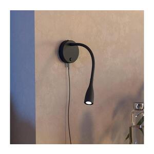Eglo 901781 - LED Flexibilní nástěnná lampa s USB OLIVANDINO LED/3, 8W/230V černá 901781 obraz