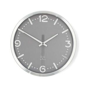 CLWA7226SS - Nástěnné hodiny pr. 30, 5 cm 1xAA matný chrom/šedá CLWA7226SS obraz