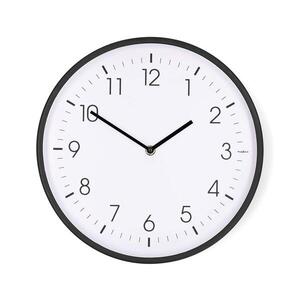 CLWA1226BK - Nástěnné hodiny pr. 30, 8 cm 1xAA černá CLWA1226BK obraz