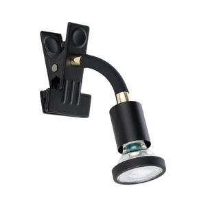 Eglo 300914 - LED Lampa s klipem PARRINI 1xGU10/4, 5W/230V černá 300914 obraz
