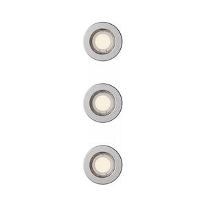 Philips - SADA 3x Podhledové svítidlo PERIDOT 1xGU10/7W/230V stříbrná 872110303711400 obraz
