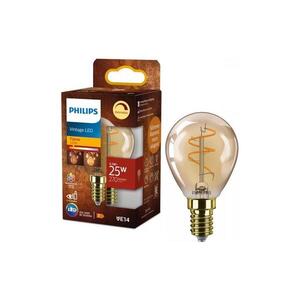 LED Stmívatelná žárovka VINTAGE Philips P45 E14/3, 1W/230V 2200K 872110304897400 obraz