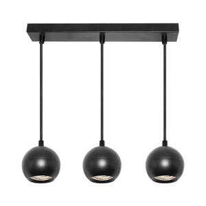 Osram - Lustr na lanku SPOT SPHERAL 3xGU10/6W/230V černá 4099854588549 obraz