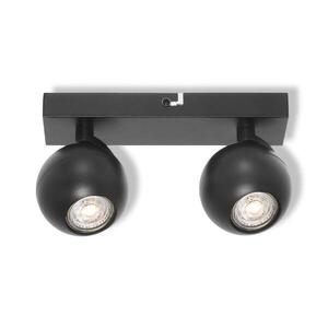 Osram - Bodové svítidlo SPOT SPHERAL 2xGU10/6W/230V černá 4099854588426 obraz
