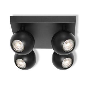 Osram - Bodové svítidlo SPOT SPHERAL 4xGU10/6W/230V černá 4099854588464 obraz