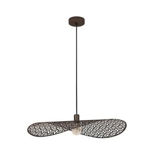 Eglo 44167 - Lustr na lanku SWABY 1xE27/60W/230V pr. 80 cm bronzová 44167 obraz