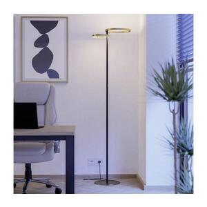 Eglo 901975-LED Stm. stojací lampa CASTELPOTO LED/16W/230V + LED/12W zlatá/černá 901975 obraz
