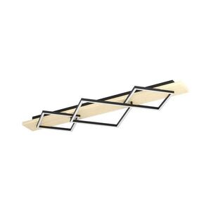 Eglo 901931 - LED Stropní svítidlo BOYA 2xLED/13W/230V + LED/16W černá/béžová 901931 obraz