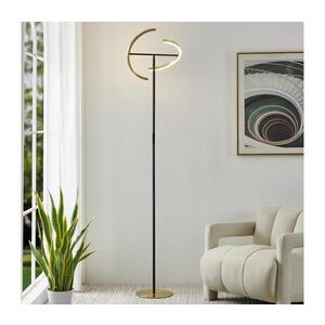Eglo 901973-LED Stmívatelná stojací lampa CASTELPOTO 2xLED/8, 8W/230V zlatá/černá 901973 obraz