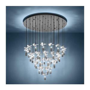 Eglo 390493 -LED Lustr na lanku COMAREIRA 43xLED/2, 1W/230V 2200/3000/4000K chrom 390493 obraz