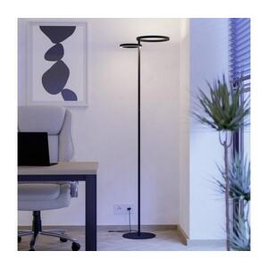 Eglo 901974 - LED Stm. stojací lampa CASTELPOTO LED/16W/230V + LED/12W černá 901974 obraz