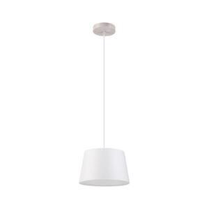 Lustr na lanku AIDA 1xE27/60W/230V pr. 25 cm dub/bílá LM-1.98/BIAŁY/250 obraz