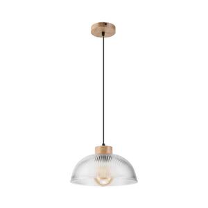 Lustr na lanku PIA 1xE27/60W/230V pr. 30 cm dub LM-1.313/DĄB obraz