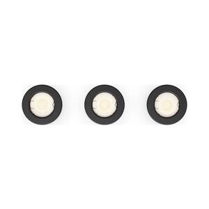 Philips - SADA 3x Podhledové svítidlo PERIDOT 1xGU10/7W/230V černá 872110303709100 obraz