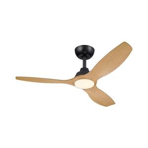 Philips-LED Stm. stropní látor OLAS LED/24W/230V pr. 132 cm černá/hnědá +DO 872110309612800 obraz