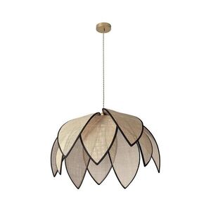 Osram - Lustr na lanku DECOR RATTAN 1xE27/15W/230V pr. 67 cm béžová/černá 4058075847224 obraz
