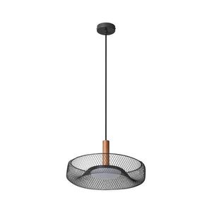 Osram - LED Lustr na lanku DECOR MESH LED/18, 5W/230V pr. 40 cm černá/kaučukovník 4058075847422 obraz