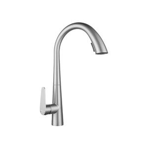 REA-B5314 - Dřezová baterie s vytahovací sprškou ROSS 43 cm nikl REA-B5314 obraz