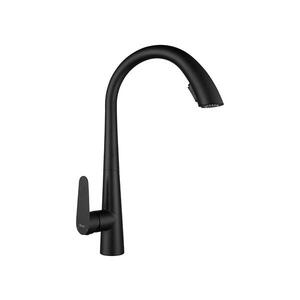 REA-B5313 - Dřezová baterie s vytahovací sprškou ROSS 43 cm černá REA-B5313 obraz