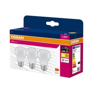 SADA 3x LED Žárovka A60 E27/8W/230V 3000K - Osram 4058075629004 obraz