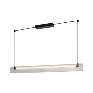 Nordlux - LED Stmívatelný lustr na lanku ALIANI LED/20W/230V 3000K černá/čirá 2612403003 obraz