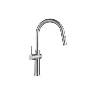 REA-B6330 - Dřezová baterie s vytahovací sprškou FRESH 45 cm nikl REA-B6330 obraz