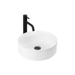 REA-U0601 - Umyvadlo na desku DELIA 36 cm lesklá bílá/imitace kamene REA-U0601 obraz