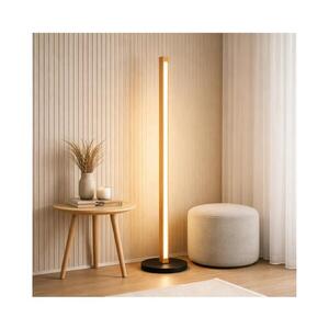 LED Stojací lampa VERDE LED/18W/230V 3000K dub/černá LP-1.292/DĄB obraz