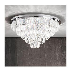 Ondaluce - Křišťálové stropní svítidlo CASTLE 12xG9/7W/230V pr.60cm lesklý chrom PL.CASTLE/MD-SILV obraz