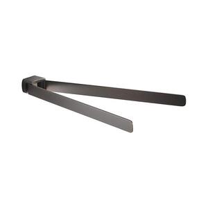 Gedy - Nástěnný věšák na ručníky PIRENEI 35, 9 cm metalicky šedá PI2381 obraz