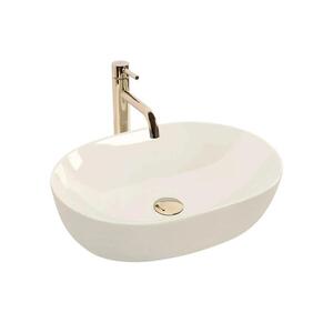 REA-U4591 - Umyvadlo na desku LISA 35x49 cm keramika/lesklá krémová REA-U4591 obraz