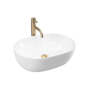 REA-U6022 - Umyvadlo na desku LISA 35x49 cm keramika/lesklá bílá REA-U6022 obraz
