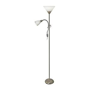 light Stojací lampa WENDY 1xE27/100W/230V + 1xE14/40W matný chrom 3070FLMCR/BL obraz
