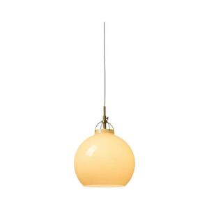 Halo Design 748006 - Lustr na lanku TOSCANA 1xE27/40W/230V pr. 27 cm béž./mosaz 748006 obraz