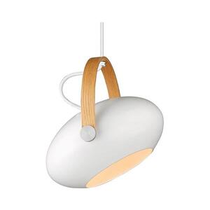 Halo Design 734337 - Lustr na lanku DC 1xE27/40W/230V pr. 26 cm bílá/dub 734337 obraz