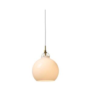 Halo Design 747993 - Lustr na lanku TOSCANA 1xE27/40W/230V pr. 27 cm krém./mosaz 747993 obraz