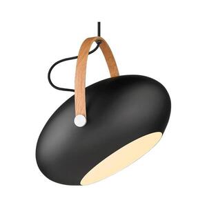 Halo Design 734382 - Lustr na lanku DC 1xE27/40W/230V pr. 40 cm černá/dub 734382 obraz