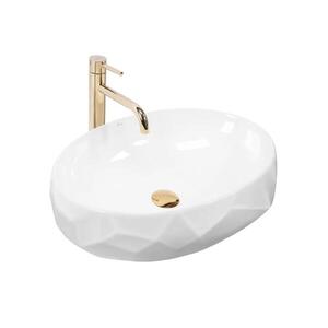 REA-U5660 - Umyvadlo na desku MAYA 39x60 cm keramika/lesklá bílá REA-U5660 obraz